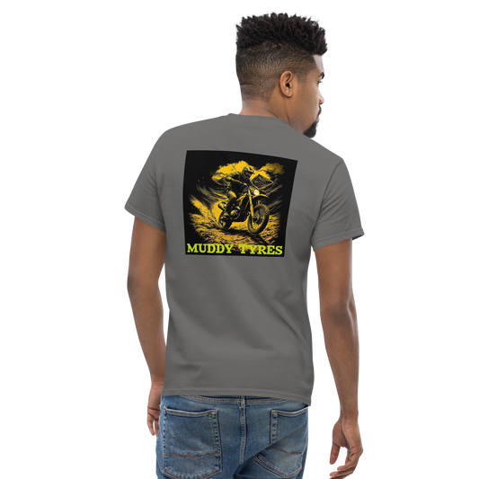 Short Sleeve T Shirt Muddy Tyres Motorbike