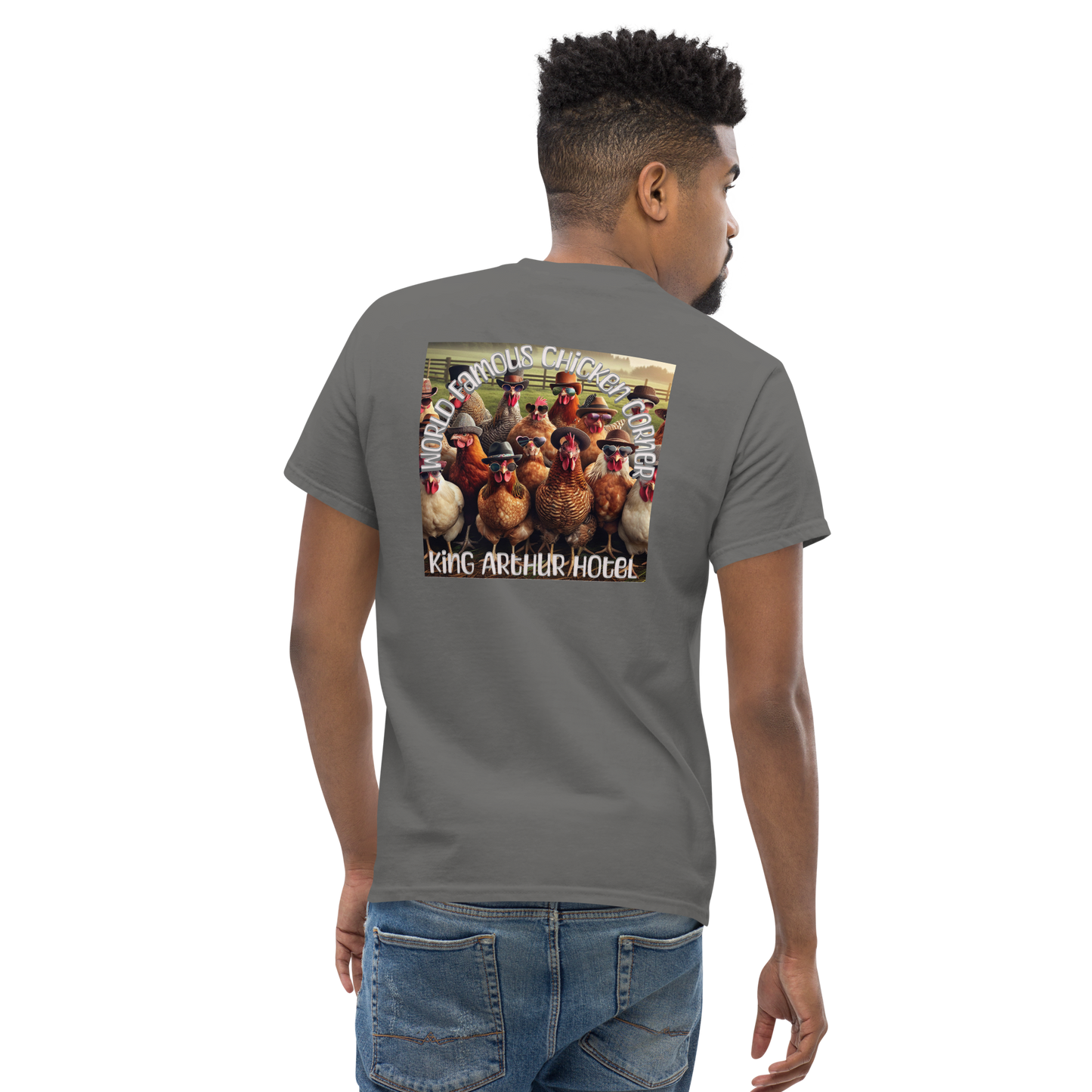 Short Sleeve T Shirt Famous Chicken Corner
