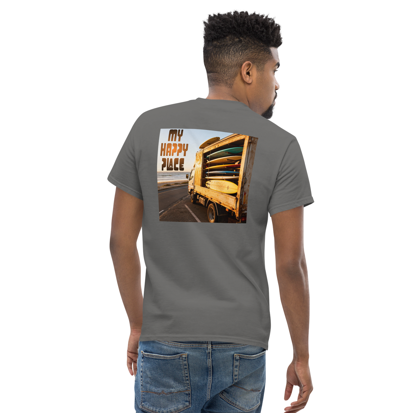 Short Sleeve T Shirt Happy Place