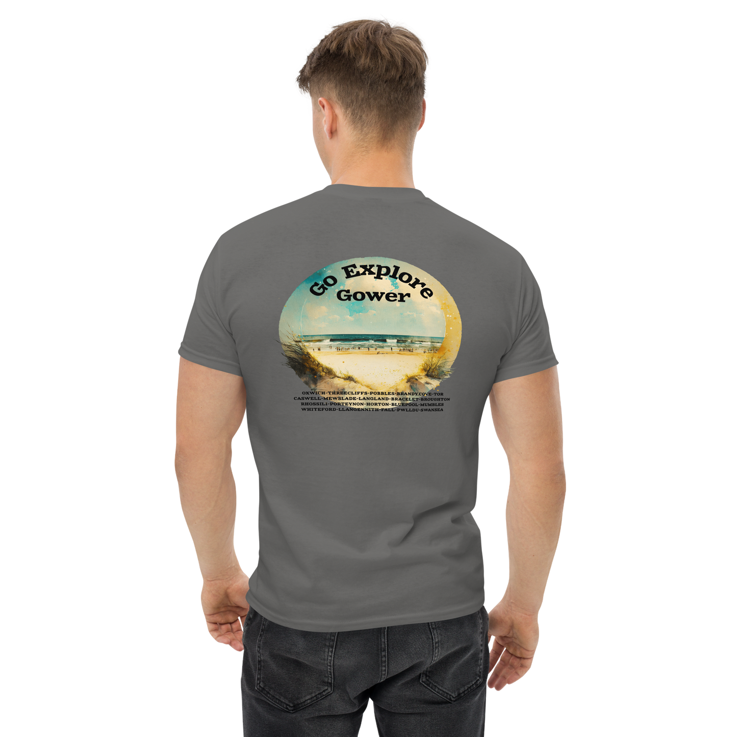 Short Sleeve Gower Beaches T Shirt