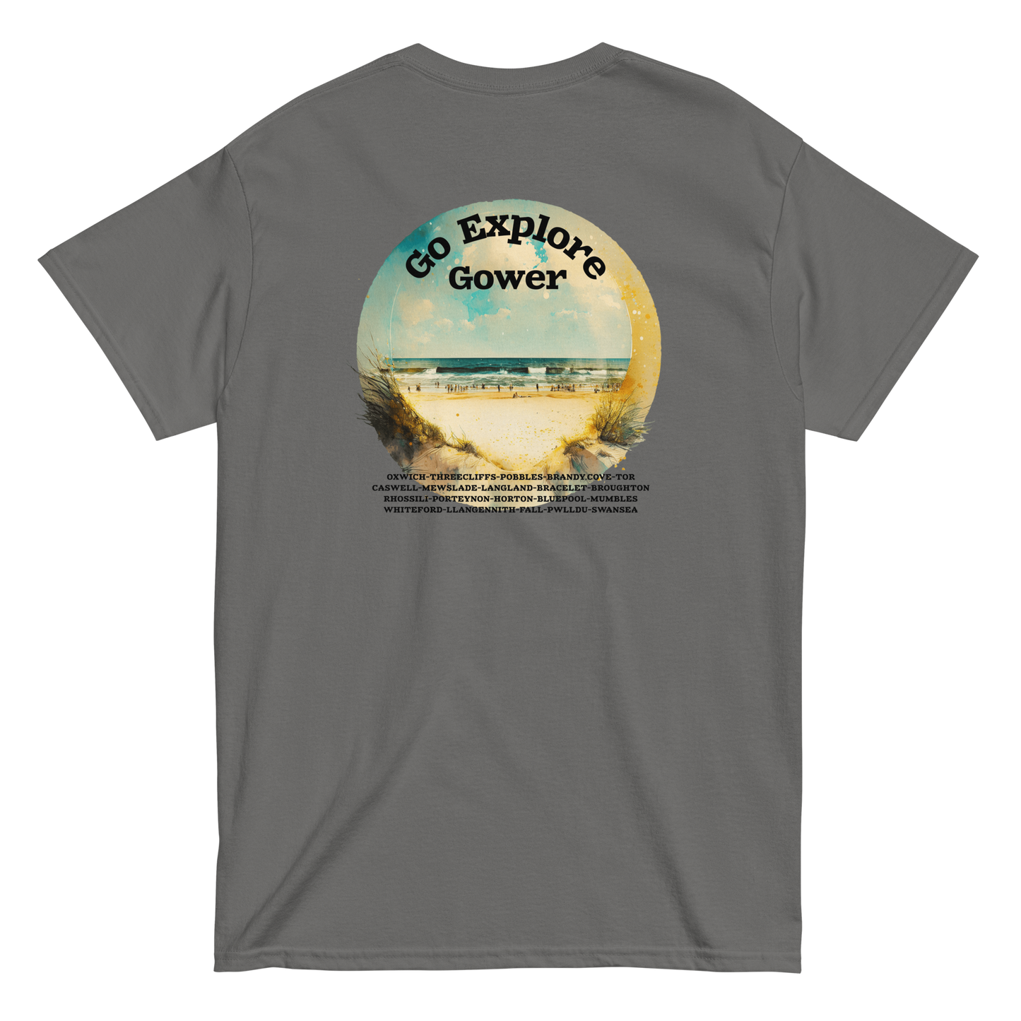 Short Sleeve Gower Beaches T Shirt