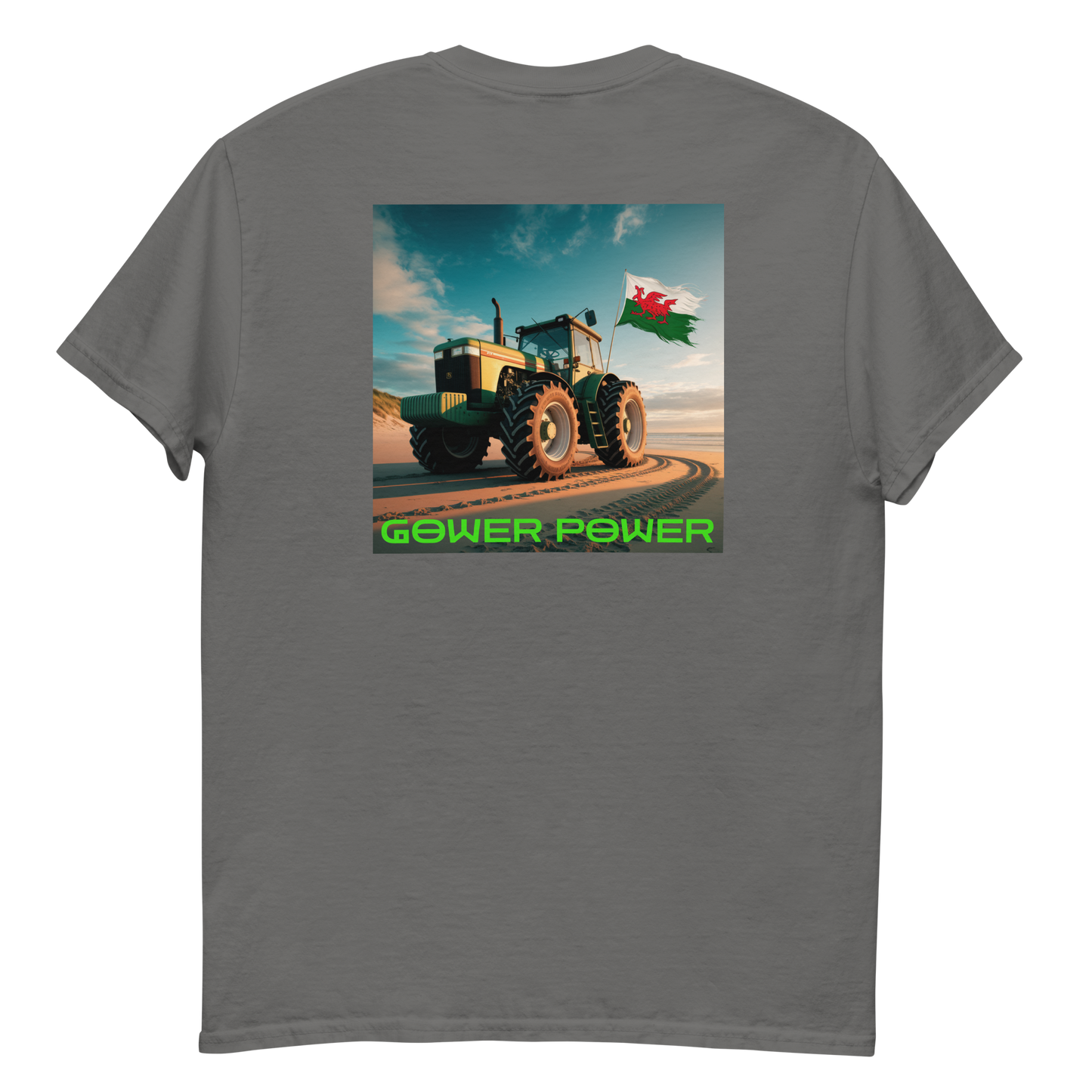 Short sleeve Gower Power Green Tractor