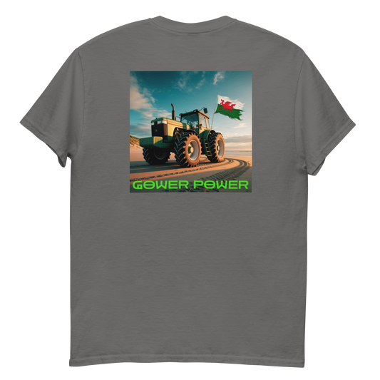 Short sleeve Gower Power Green Tractor