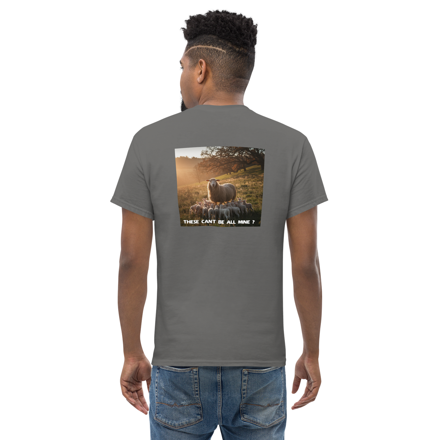 Short Sleeve T Shirt Sheep & Lamb Design