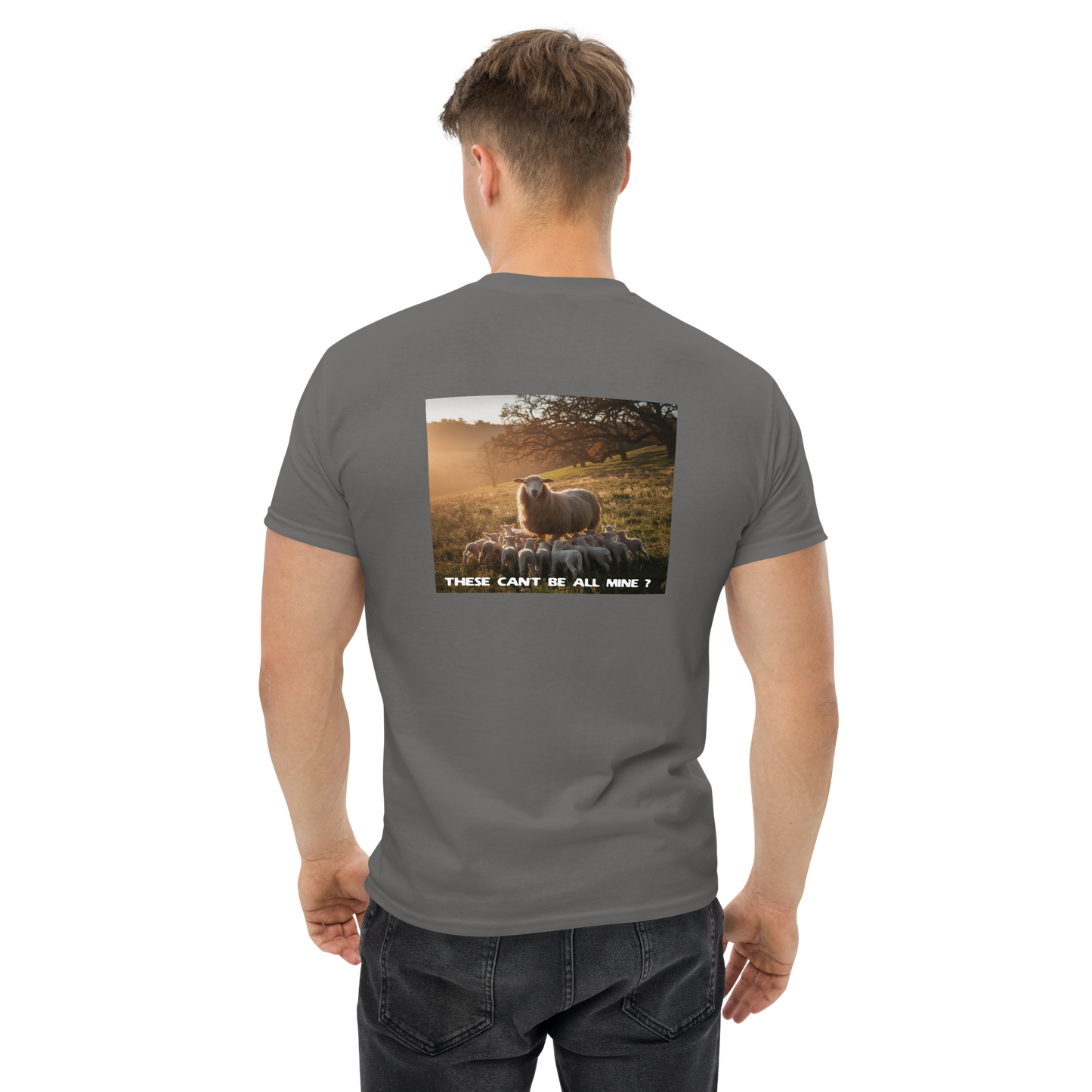 Short Sleeve T Shirt Sheep & Lamb Design