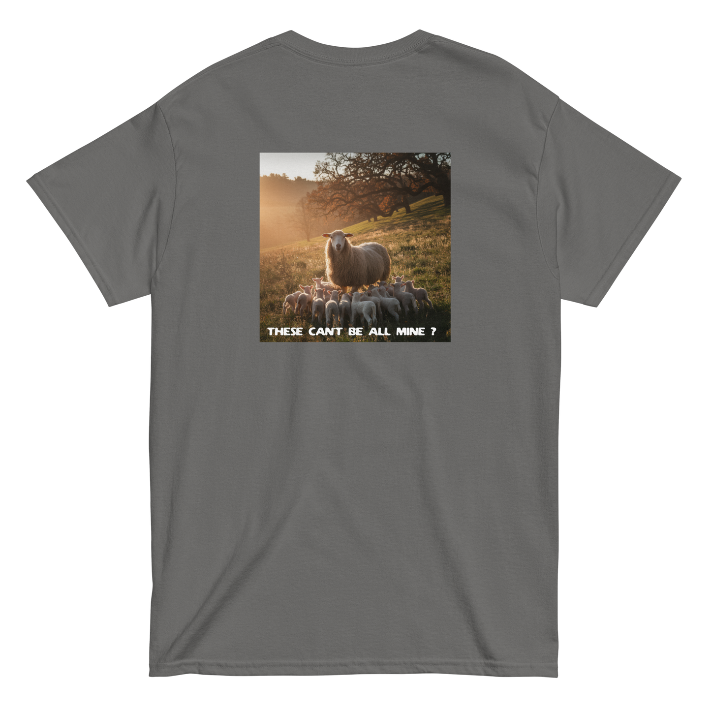 Short Sleeve T Shirt Sheep & Lamb Design