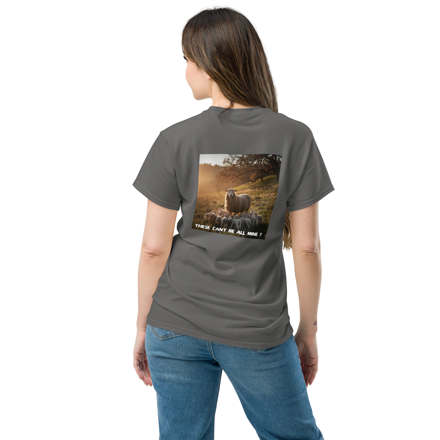 Short Sleeve T Shirt Sheep & Lamb Design