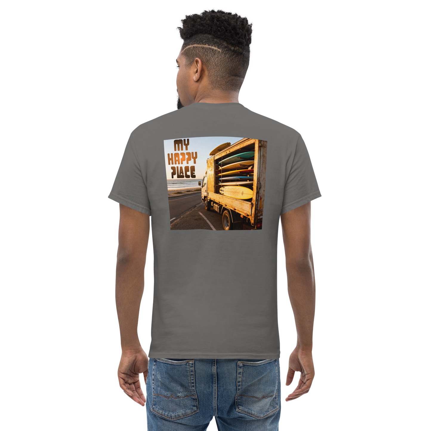 Short Sleeve T Shirt Happy Place