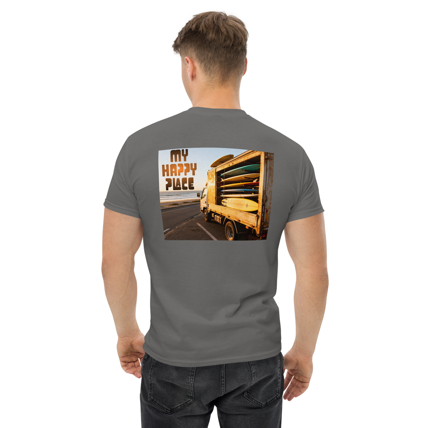 Short Sleeve T Shirt Happy Place