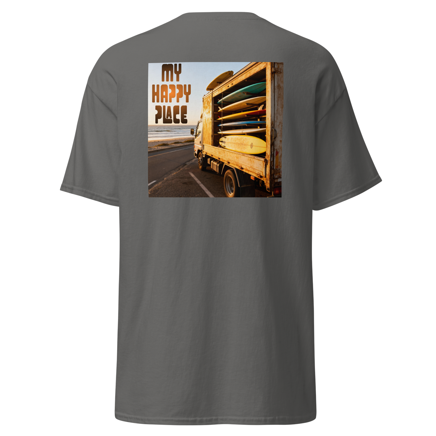 Short Sleeve T Shirt Happy Place