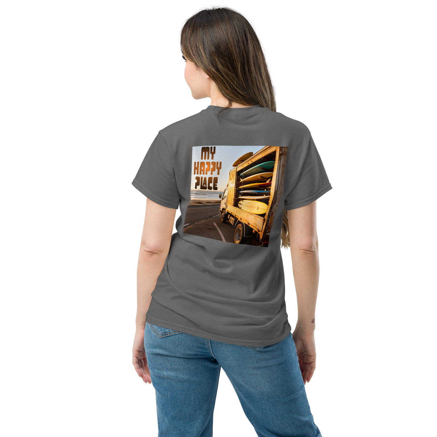 Short Sleeve T Shirt Happy Place