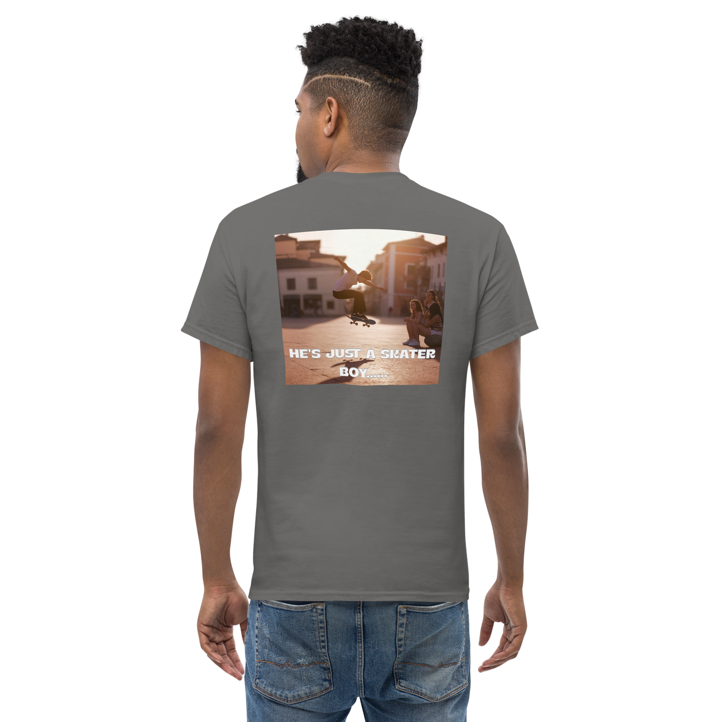 Short Sleeve T Shirt Skater Boy