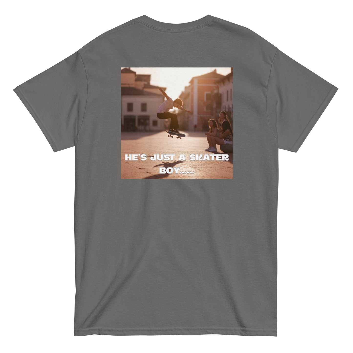 Short Sleeve T Shirt Skater Boy