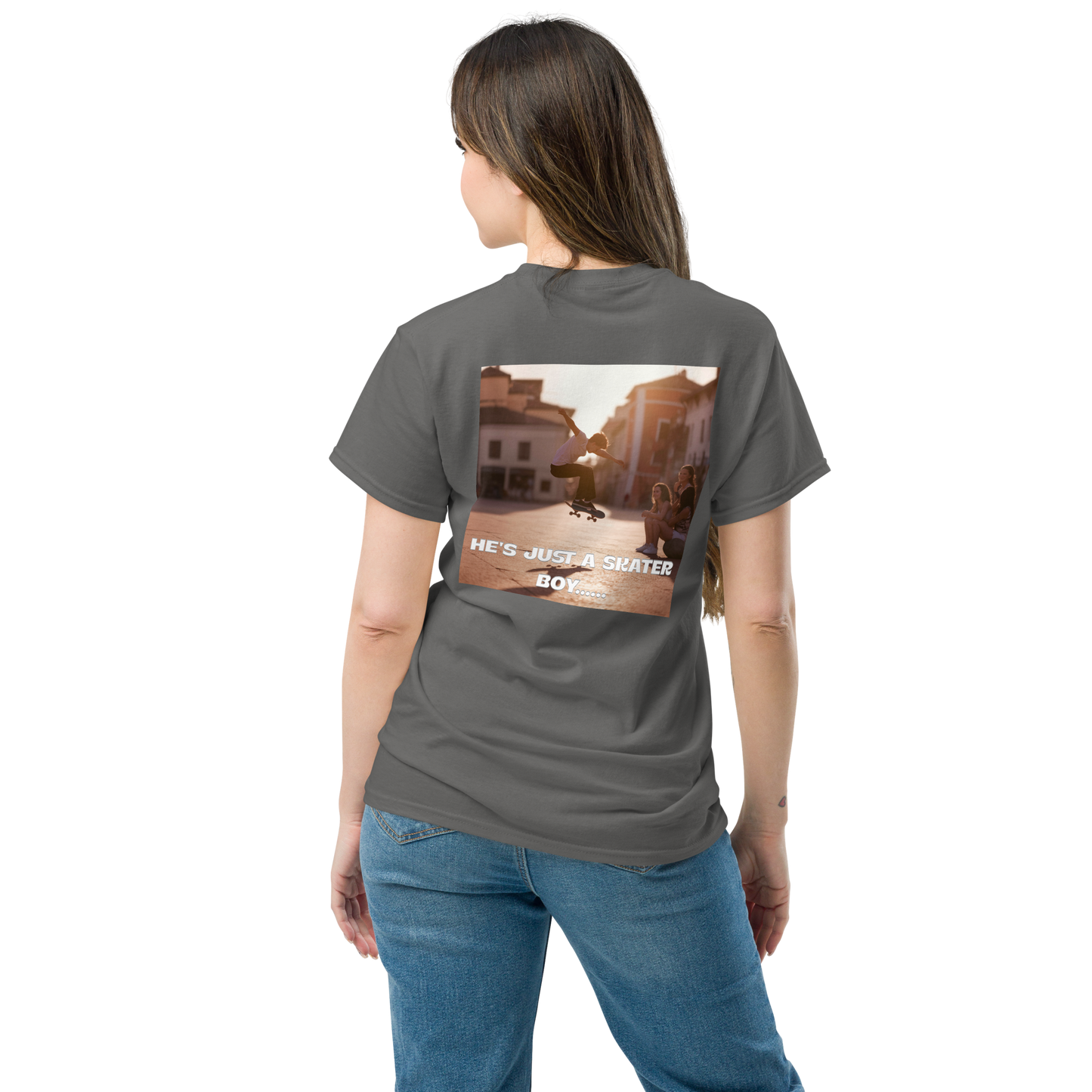 Short Sleeve T Shirt Skater Boy