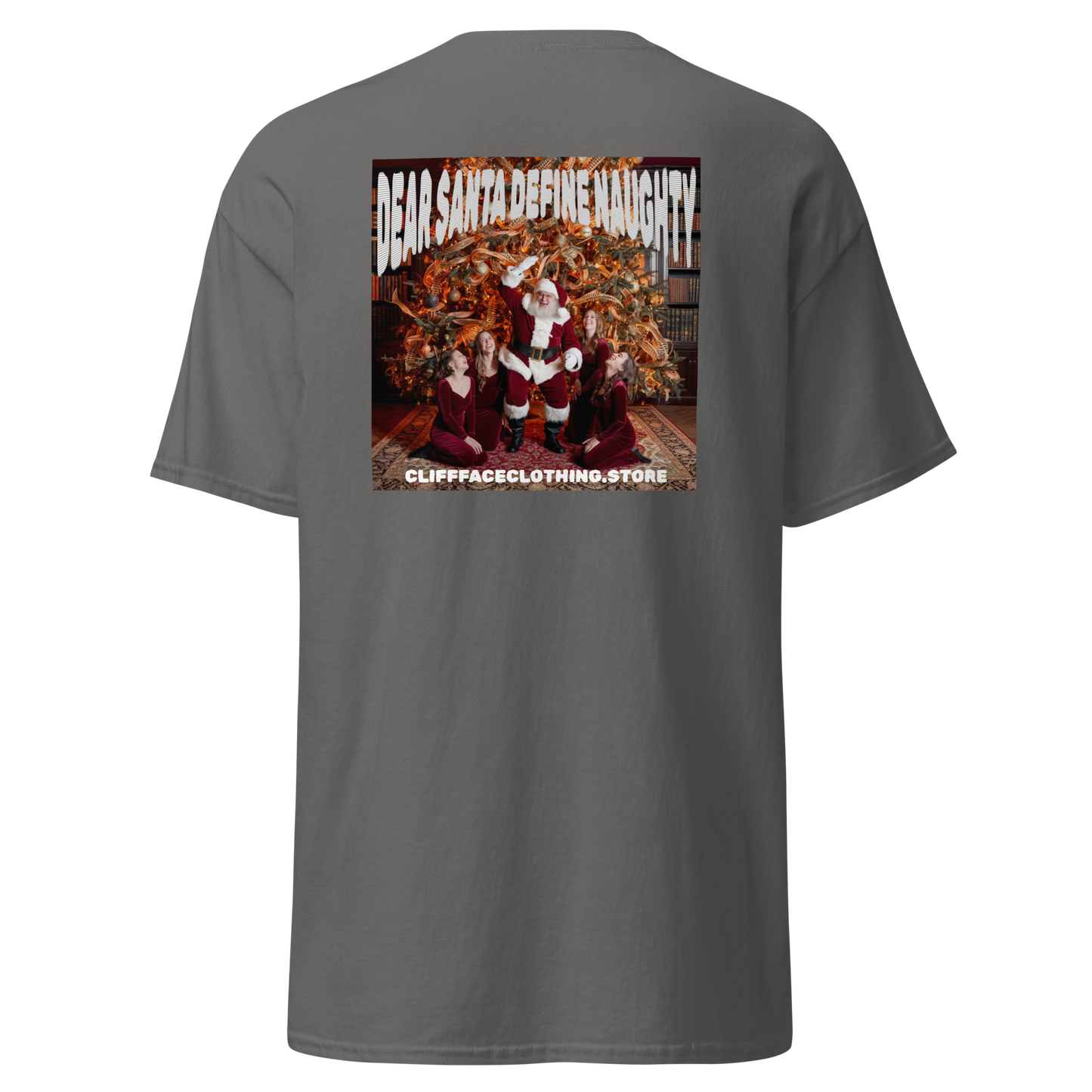 Short Sleeve T Shirt Naughty Santa