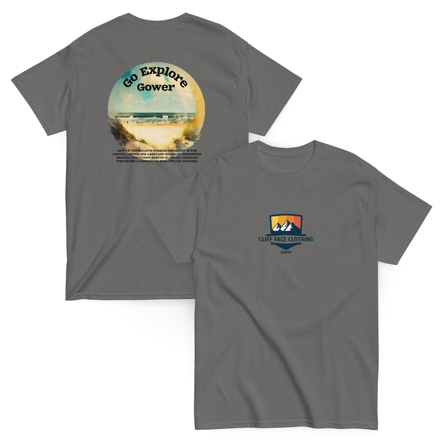 Short Sleeve Gower Beaches T Shirt