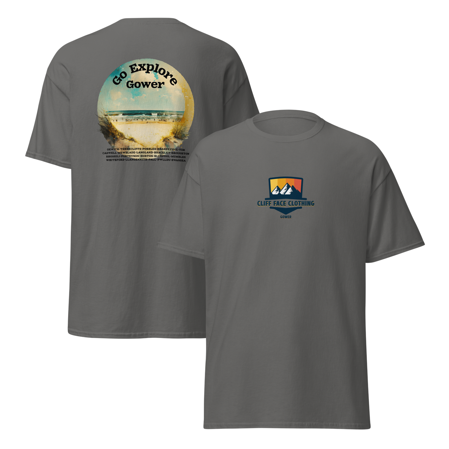 Short Sleeve Gower Beaches T Shirt