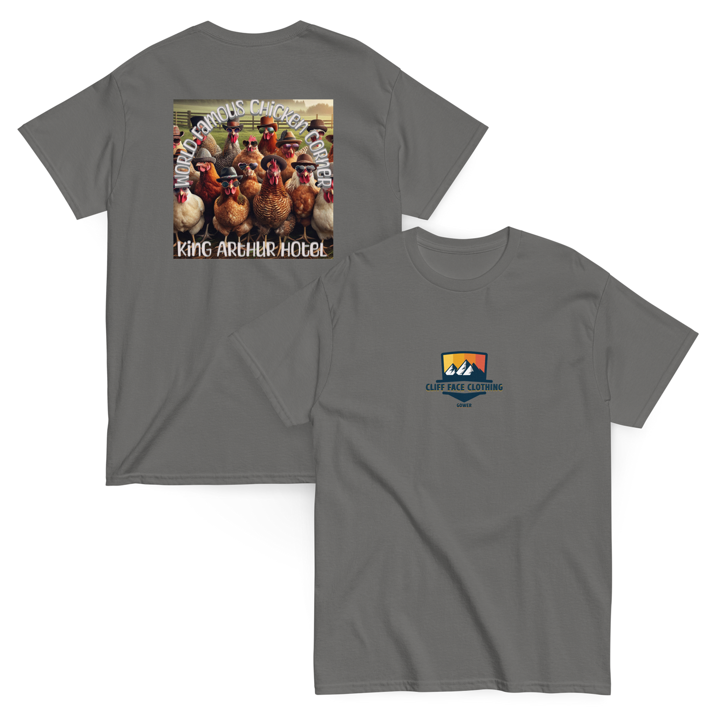 Short Sleeve T Shirt Famous Chicken Corner