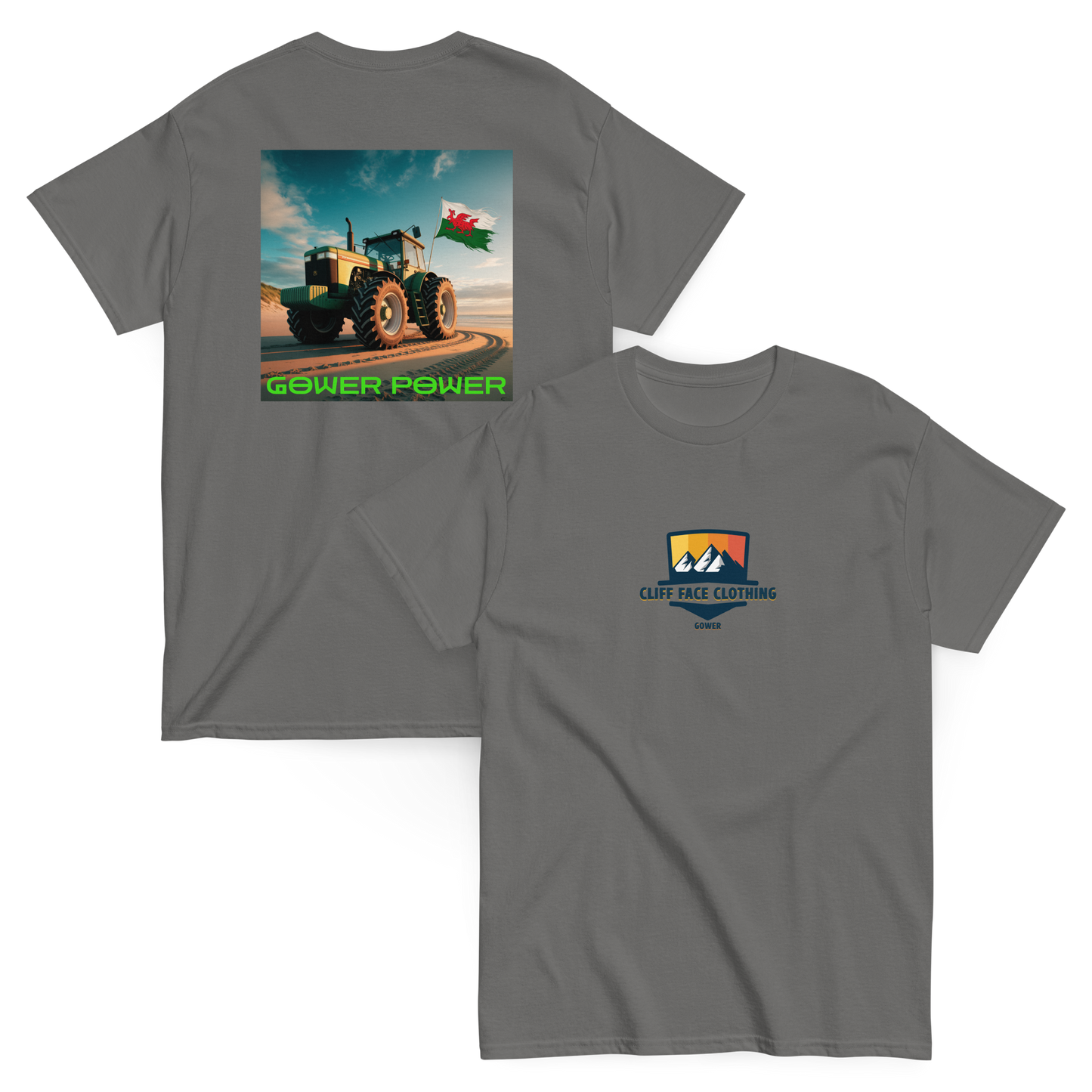Short sleeve Gower Power Green Tractor