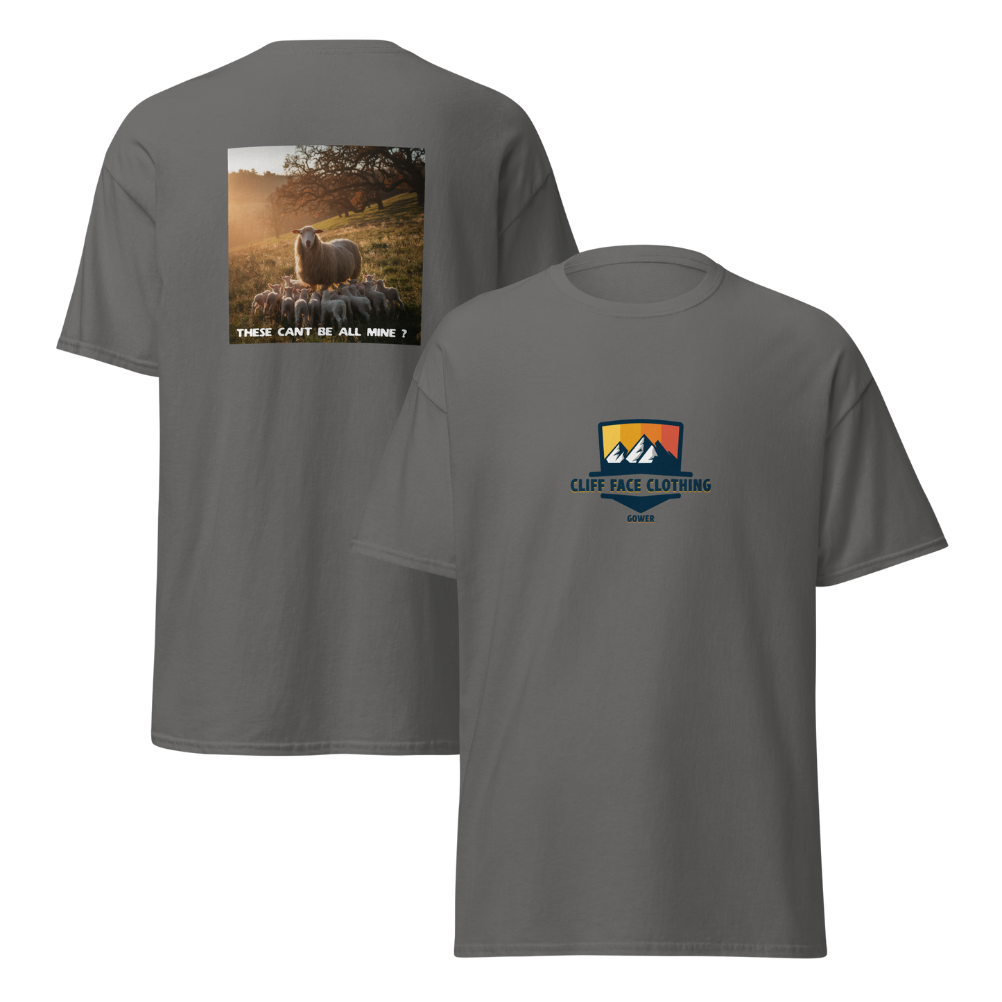 Short Sleeve T Shirt Sheep & Lamb Design