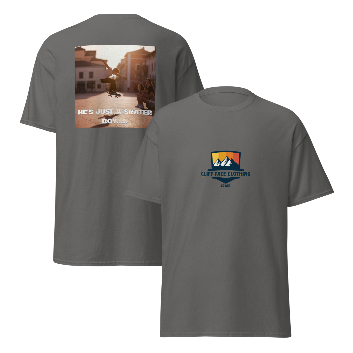 Short Sleeve T Shirt Skater Boy