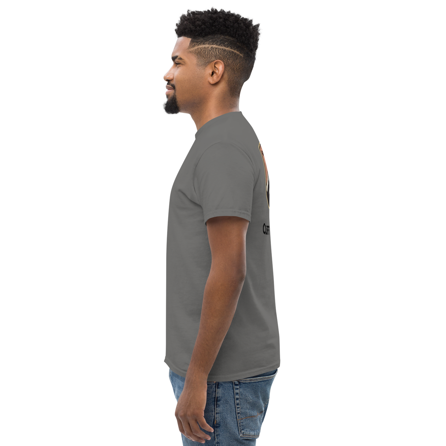 short Sleeve T Shirt Classic Cliff Face Design