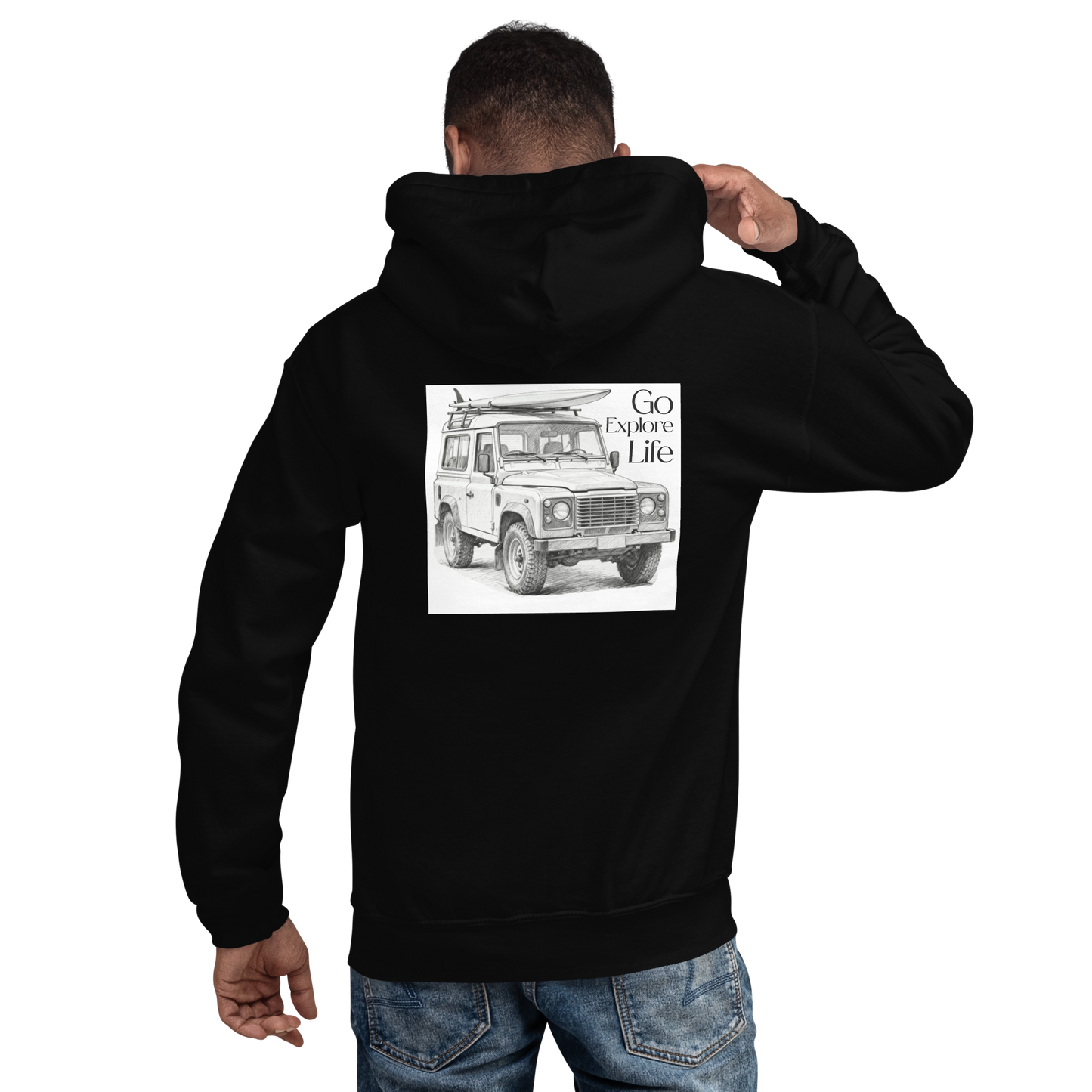 Classic Hoodie Go explore Jeep
