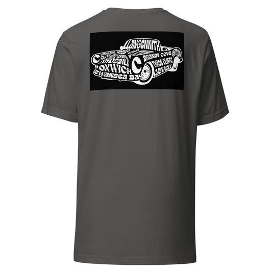 Short Sleeve Stylish Unisex T Shirt car design beaches