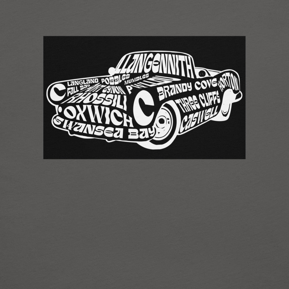 Short Sleeve Stylish Unisex T Shirt car design beaches